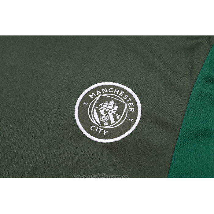 Chandal del Manchester City Manga Corta 2023-2024 Verde